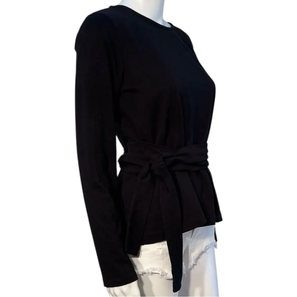 NWOT J.Crew Belted Crossback Top